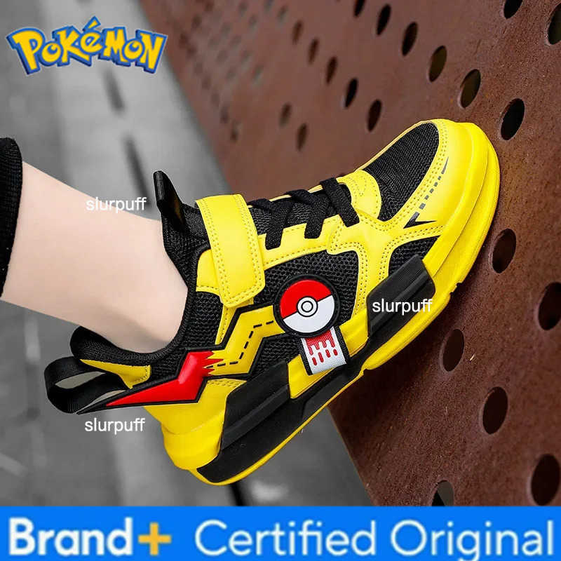 Pokemon Children Cartoon Sneakers Kids Shoes Fashion Boys and Girls Sneakers Student Casual Running Shoes Breathable and Lightweight W251224