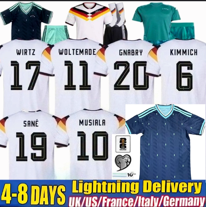 125th 2026 Germany SANE KIMMICH WOLTEMADE 2025 125 Year Anniversary HUMMELS GNABRY MUSIALA MULLER HAVERTZ WIRTZ PAVLOVIC GUNDOGAN Men Football Shirts