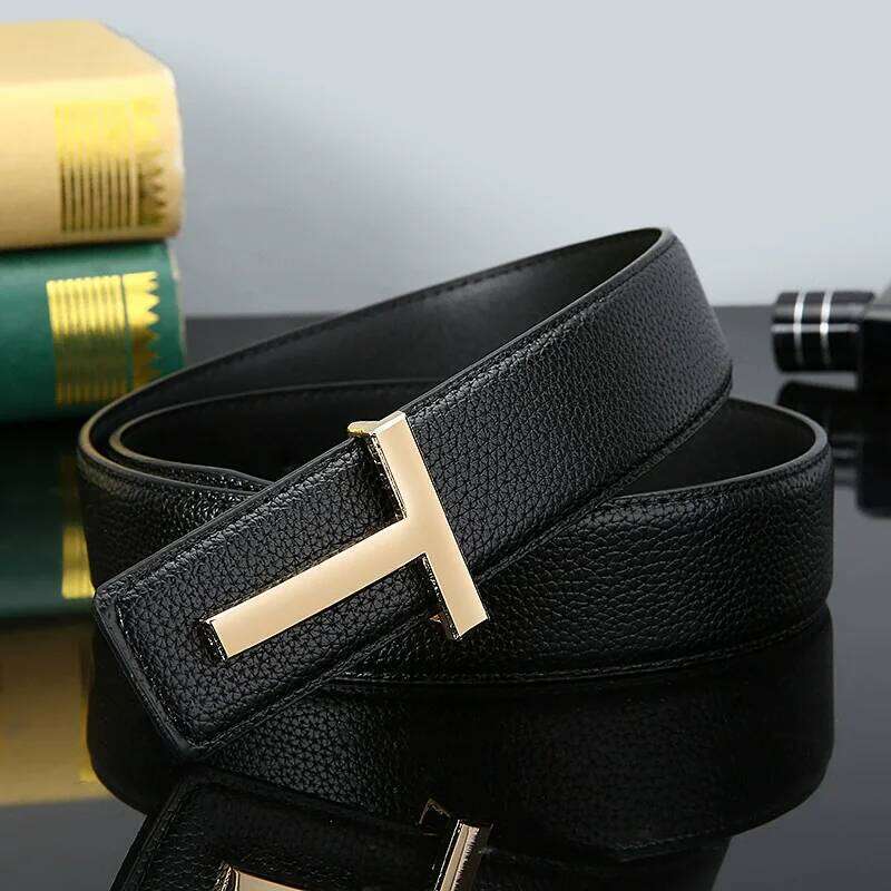 High Quality New 38mm Men Leather Designers Trouser Fashion Brand Luxury fancy vintage Strap Belt for men jeans 25N1224