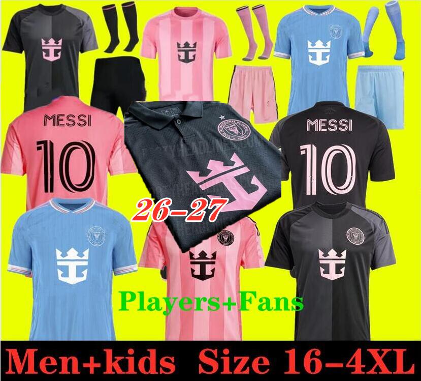 3XL 4XL 2026 2027 Inter MiAmIs MeSsIs Soccer Jerseys 26 27 SUAREZ CAMPANA TAYLO SERGIO SERGIO M.ROJAS GOMEZ CREMASCHI GRESSEL men kids kits socks sets football