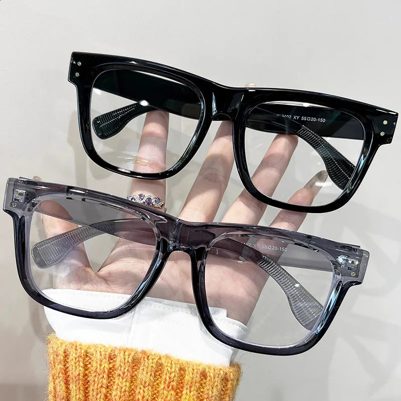160mm Thick Frame Eyeglasses Men Women Large Size Big Face Glasses Frame Fashion Optical Prescription Glasses 251223 - view 3