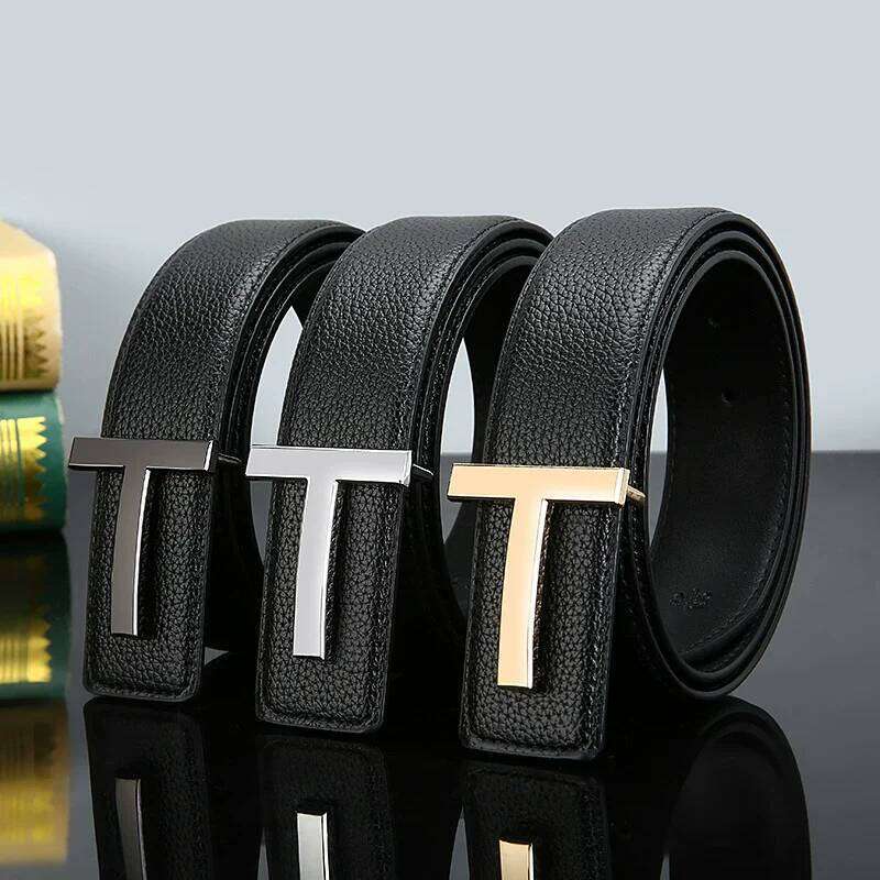 High Quality New 38mm Men Leather Designers Trouser Fashion Brand Luxury fancy vintage Strap Belt for men jeans 25N1224