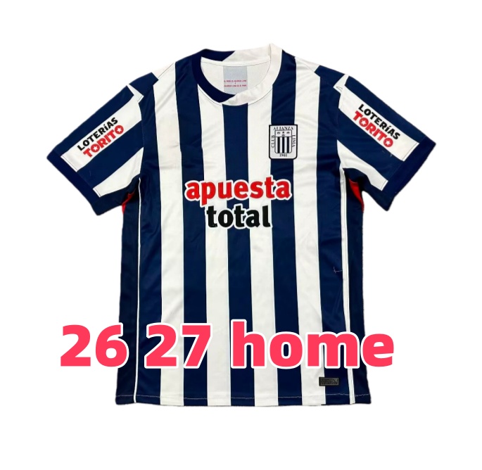 2026 Alianza Lima Soccer Jersey 26 27 Fans Football Shirt Home Away
