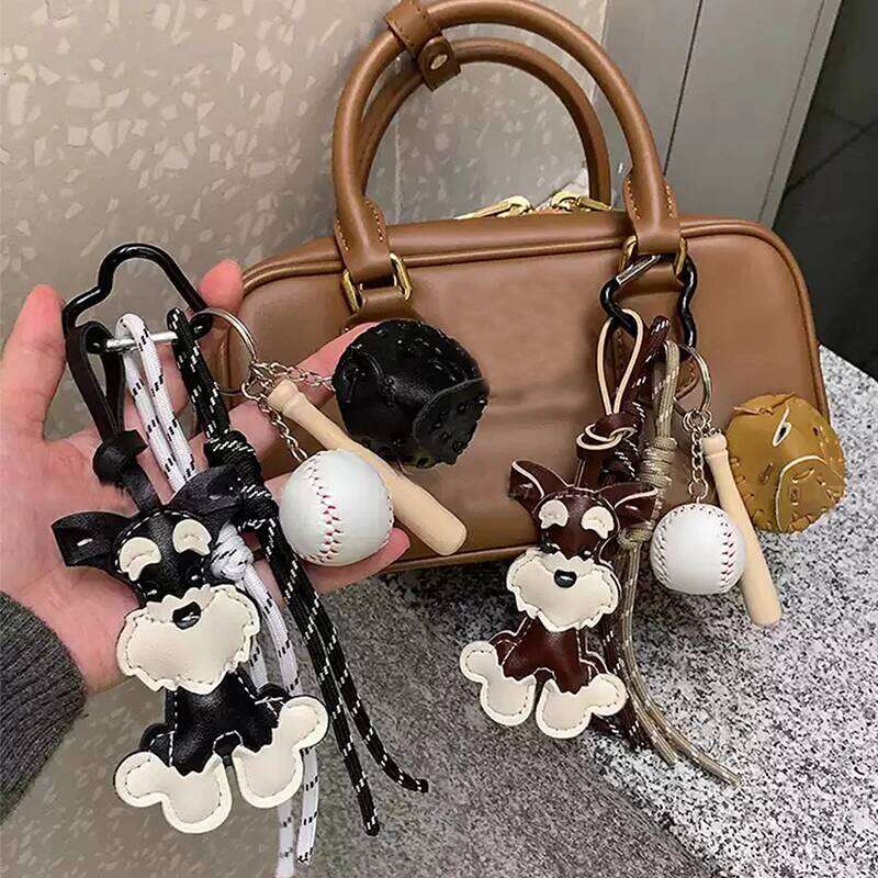 Cartoon Dog Keychains For Women Y2k Bag Pendant Couple Car Key Chains Jewelry Gift Decoration Accessories X251224