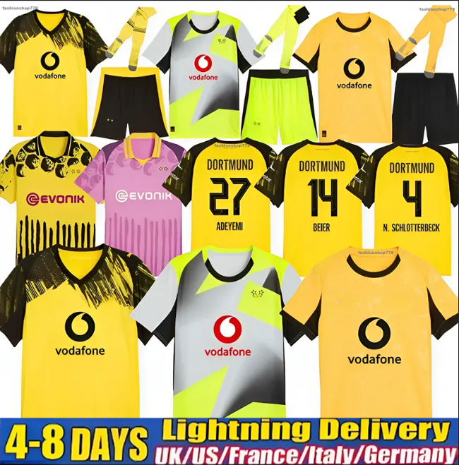 Soccer Jerseys dortmund 25 26 REUS 2025 2026 soccer football top shirt NEONGELB HUMMELS BRANDT DORTMUNDs Men Kids Special Kit maillot de foot Fullkrug Sabitzer666