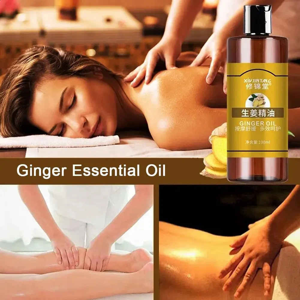 Ginger Essential Oil Massage izing Hydrating Pure Plant Oil Body Relax SPA For Body Skin Care Ginger Oil 251223