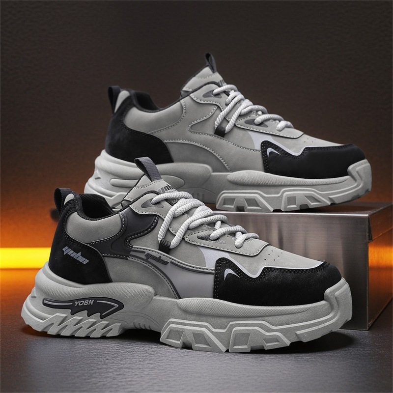 Bestselling 2026 New Arrival Chunky Sole Fashion Men Sneakers Streetwear Versatile Casual Shoes Size 39-44