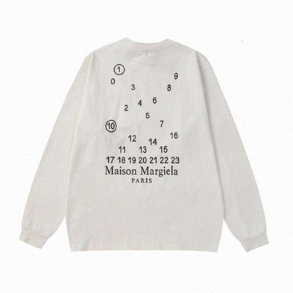 Maisonly Margeila Hoodie Designer Vintage Hoodie With Unique Number Print Unisex Comfortable Pullover Sweatshirt Men Women Hip Hop Street Digital Mm6 Hoodies 751