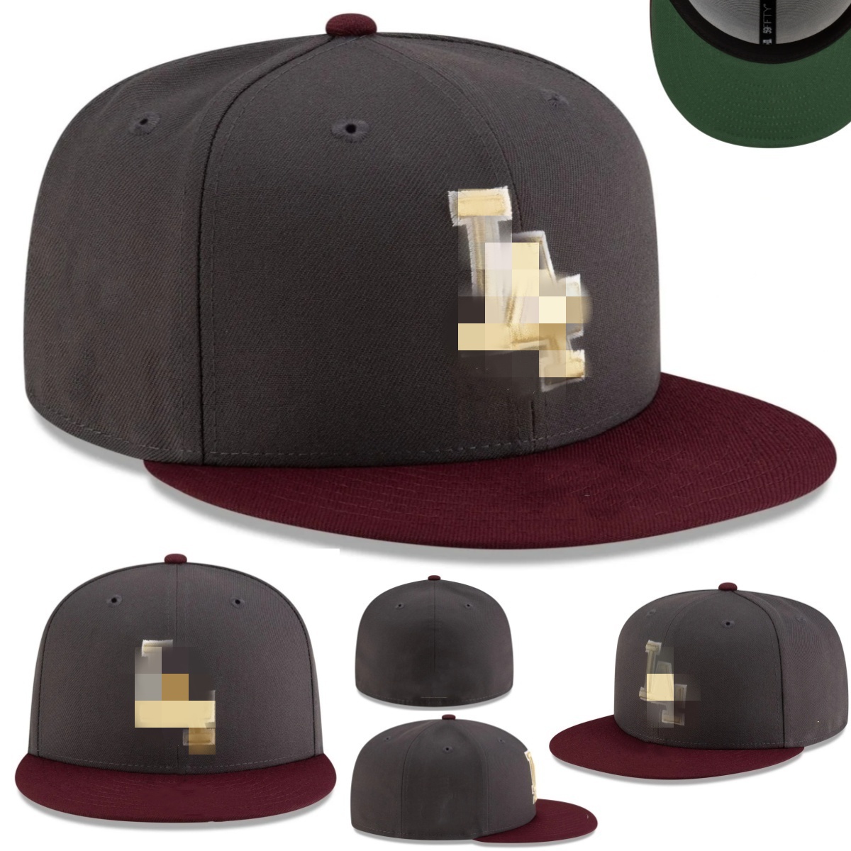 Ball Caps New All team Fashion Designer hats Fitted Flat baseball cap Embroidery basketball football Fit Caps Sports letter cap B-2