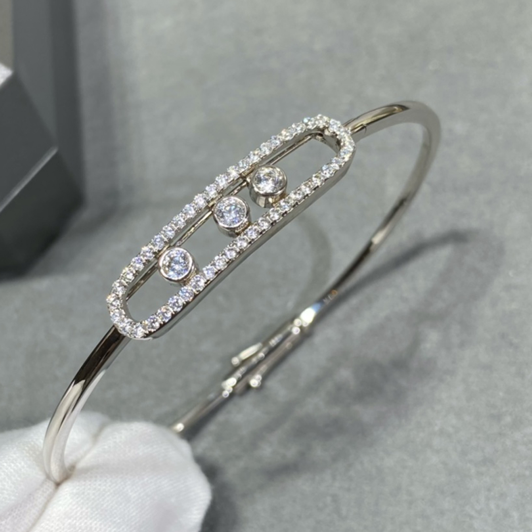 Bracelet designer bracelet luxury brand bracelets designer for women High quality 12A letter design diamond hundred hard body bracelet gift jewelry very good