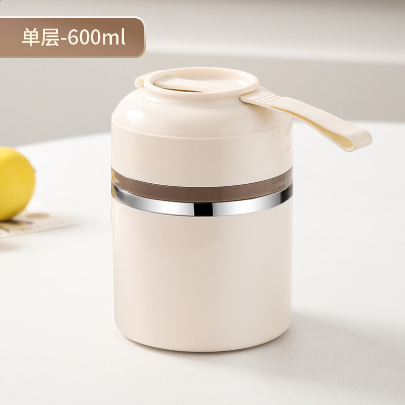 WORTHBUY Cute Japanese Thermal Lunch Box Leak-Proof Stainless Steel Bento Box For Kids Portable Picnic School Food Container Box LJ200826