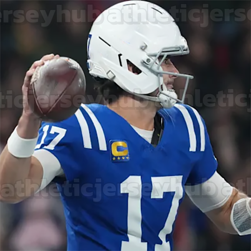 84 Tyler Warren 2025 Football Jersey 17 Daniel Jones Jonathan Taylor Pittman Jr. Muma Manning Leonard Richardson Nelson Scott Blackmon Howard Custom Stitched