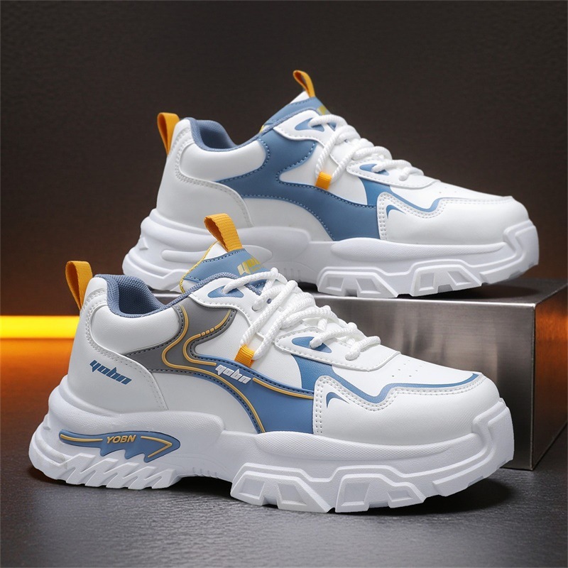 Bestselling 2026 New Arrival Chunky Sole Fashion Men Sneakers Streetwear Versatile Casual Shoes Size 39-44