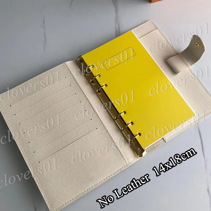 (Non Leather) Classic Agenda Book Notepad Card Holder Notebook With Ring Agenda Cover