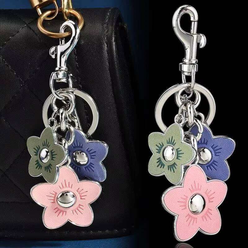 Creative Elegant Multipurpose Flower Keychains For Women Y2k Bag Pendant Car Keyring Jewelry Gift Decoration Accessories X251224