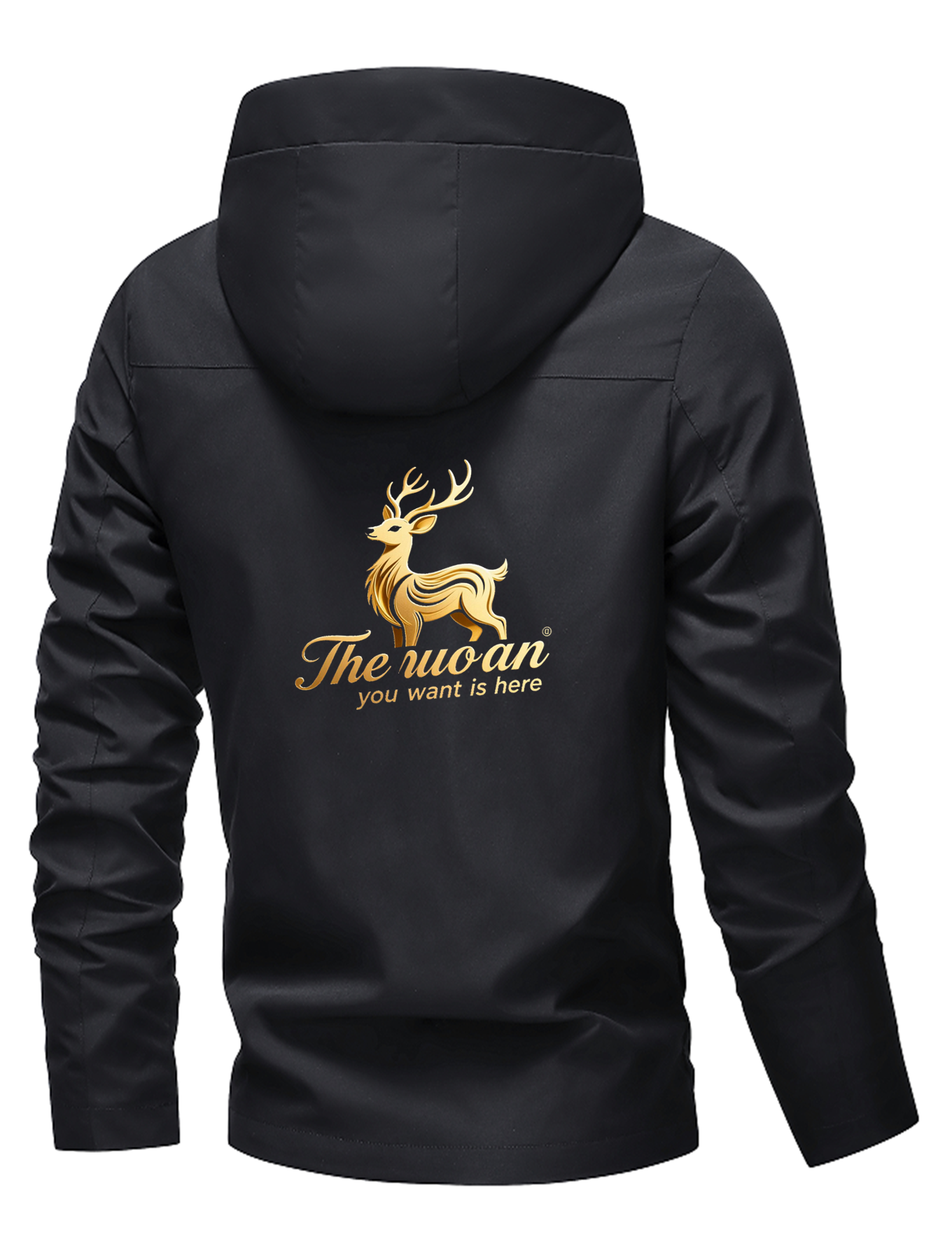 Men's Hooded Jacket - Autumn Casual Wear with customized logo pattern