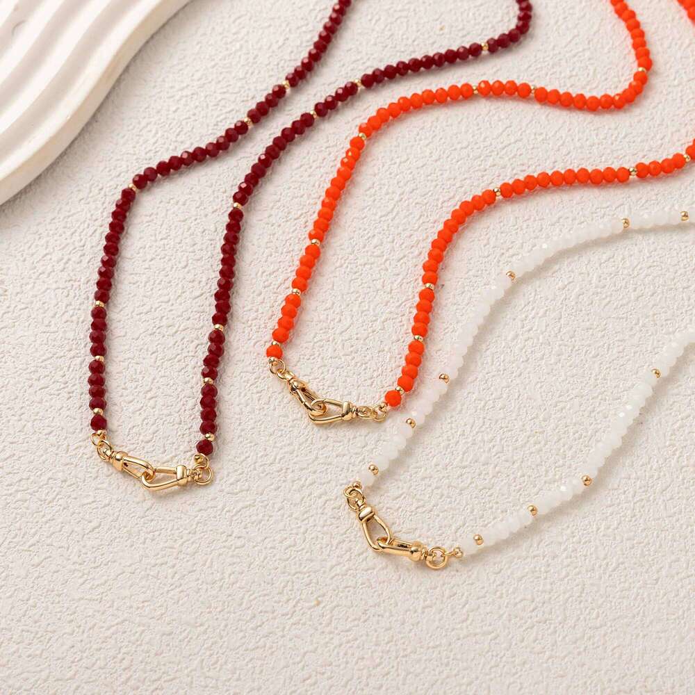 New Three Eye Tai Chi Flower Ornament Beaded Necklace Pendant DIY Handmade Accessory Gold Plated X251224