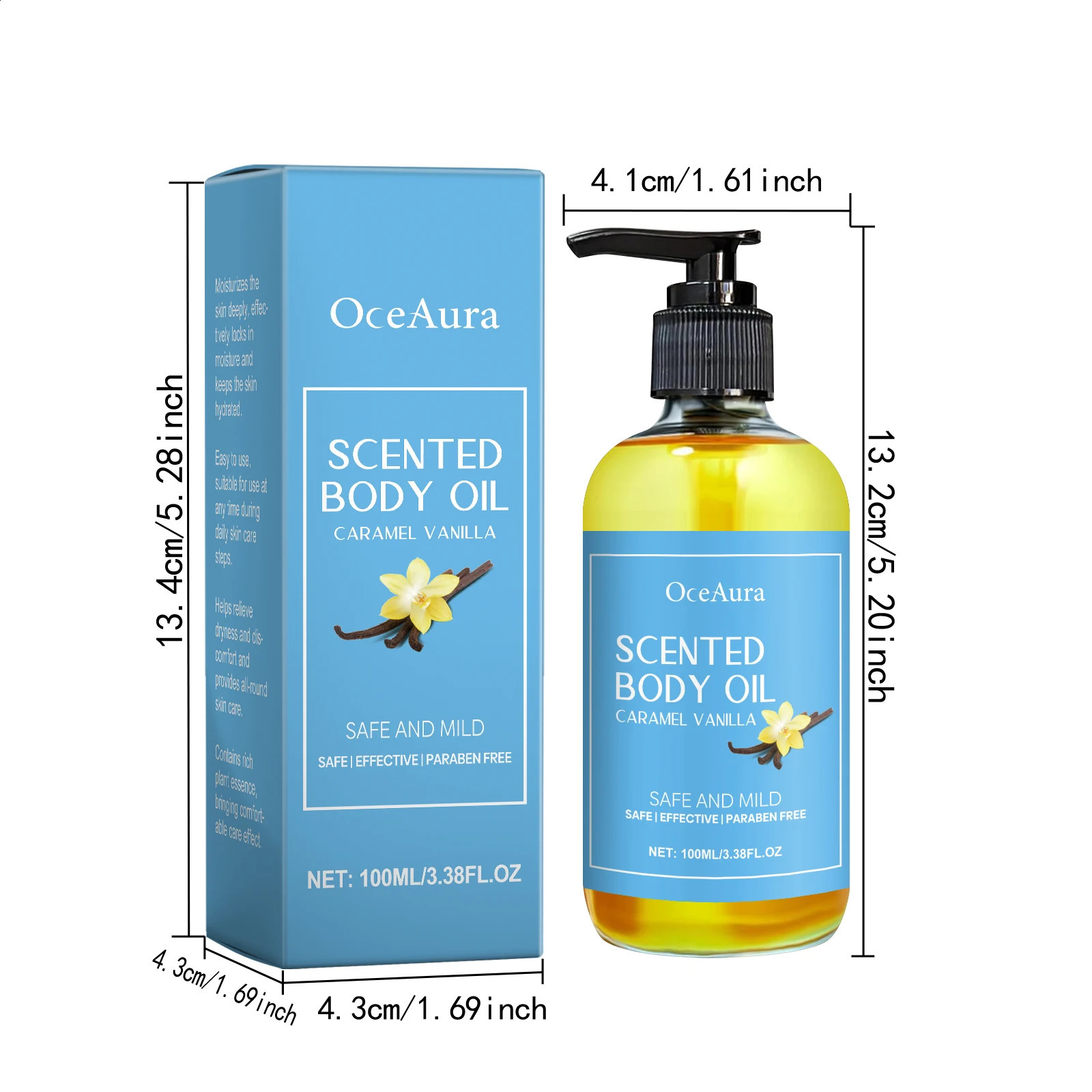 Caramel Vanilla Body Massage Oil Improve izing Relieve Stress Muscle Relaxing Body SPA Lasting Scent Body Essential Oils 251223