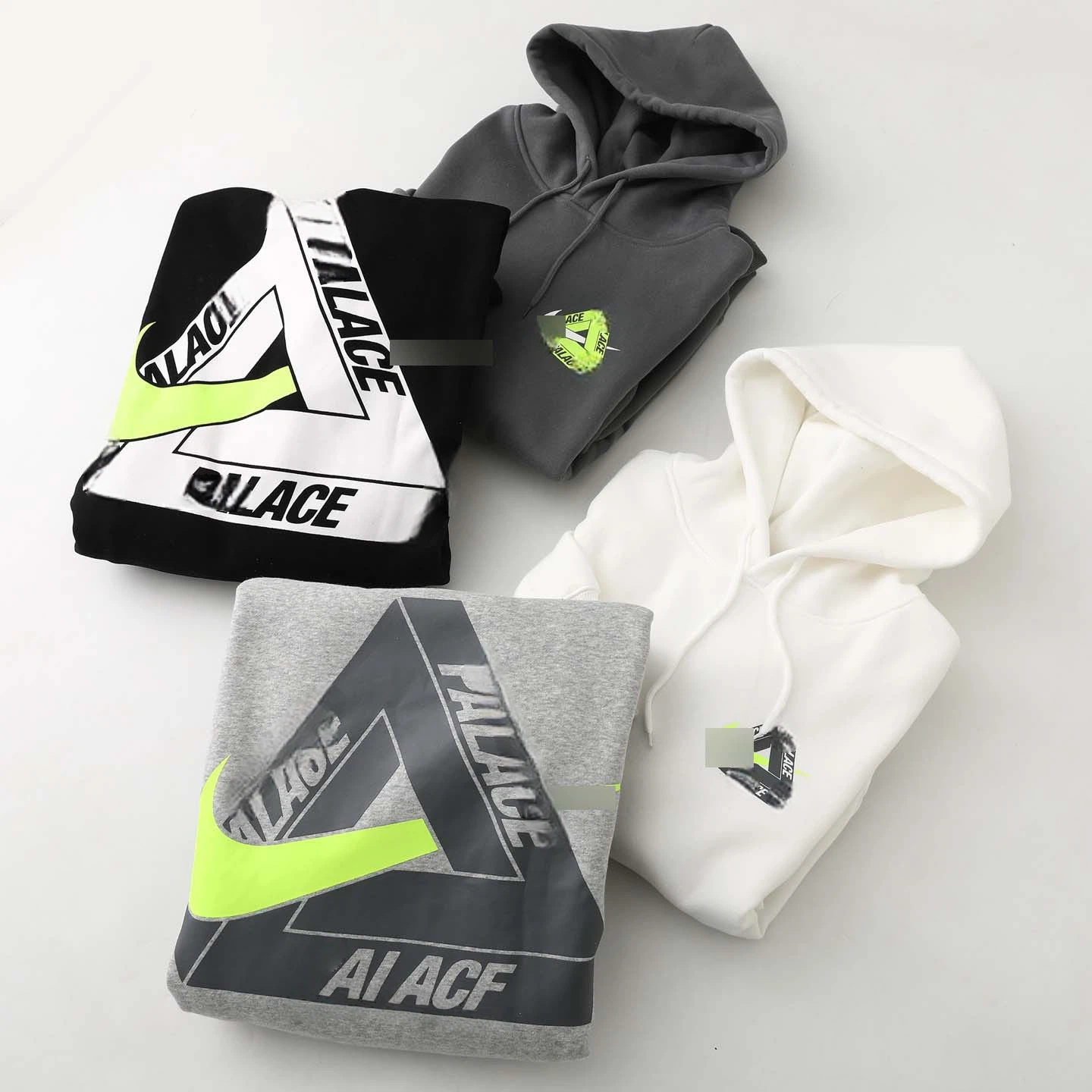 New Palacees collaboration style FW25 oversized casual pullover hooded hoodie with overlapping logo print Palacees hoodie hoodies designer