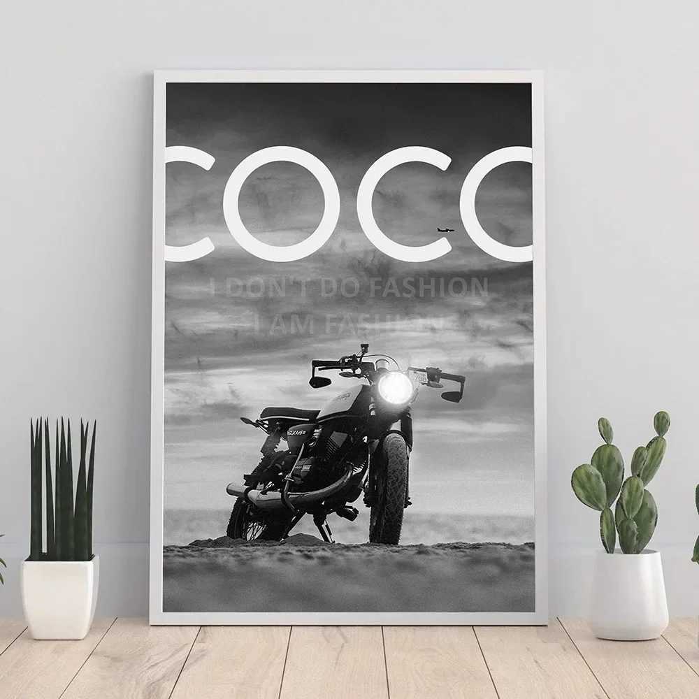 Super Car Luxury Fashion Store Black White Wall Art Canvas Painting Nordic Posters And Prints Wall Pictures Living Room Decor Y251224 - view 5