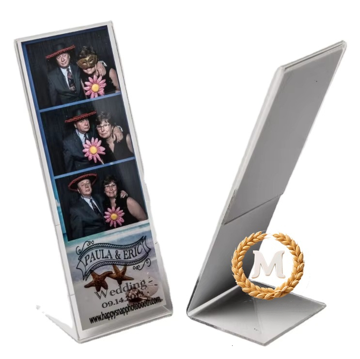 L-shaped 2x6 Acrylic Display Stand Photo Frame H260306