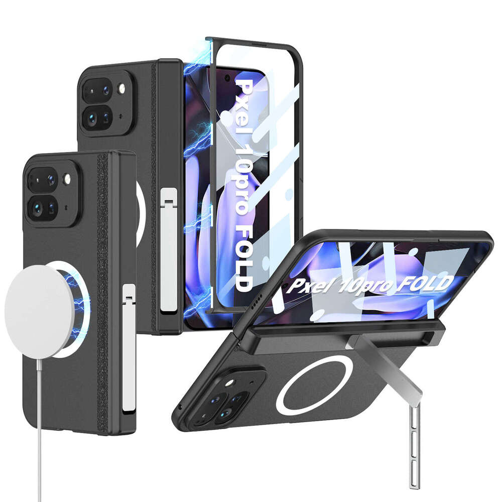 Google Pixel 10 Pro Fold Magnetic Phone Case High-End Feel Hard Shell Wireless Charging with Stand Foldable Screen Compatible