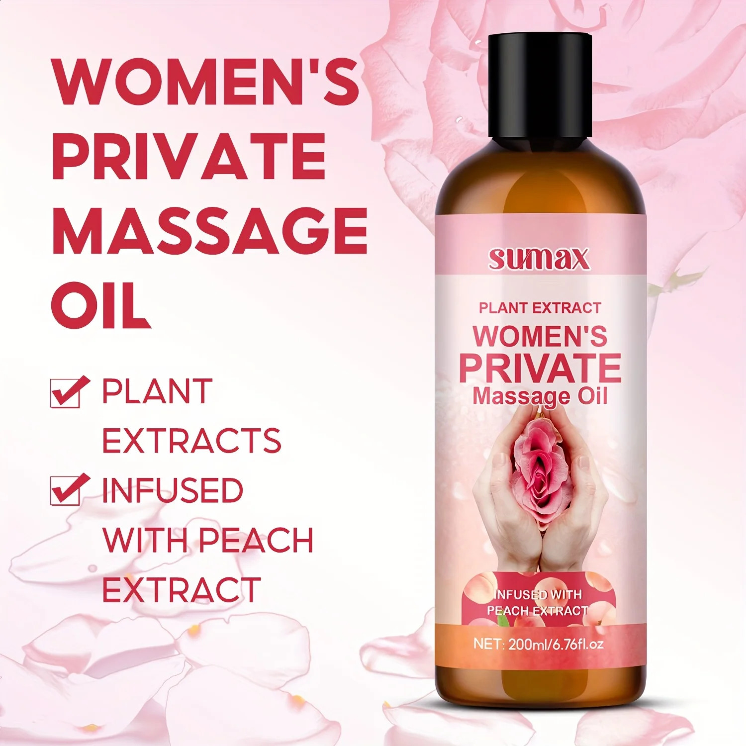 Private Massage Oil for WomenPeach ScentLong-Lasting Fragrance Deep izationGentle FormulaSuitable for All Skin Types 251223