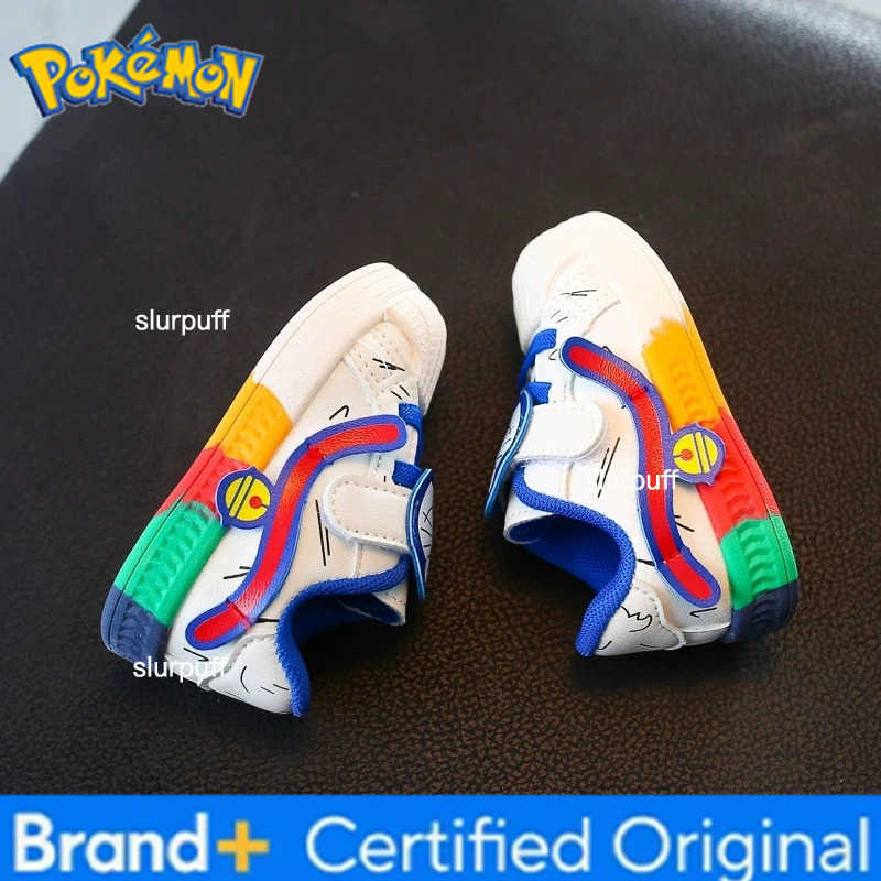 Pokemon Pikachu Baby Shoes Cute Cartoon Baby Non-slip Casual Shoes Boys Girls Toddler Shoes Sneakers Kids Outdoor Shoes Toys W251224