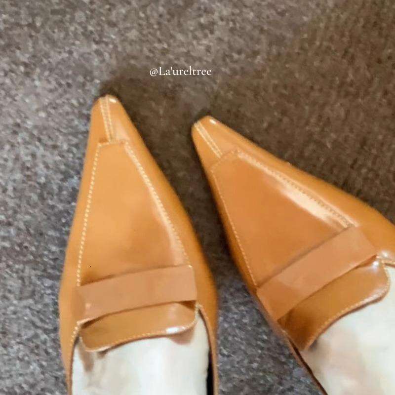 34-42 Plus Size Designer Shoe Brown Pointed Toe Stiletto Sexy Pumps for Women 2026 Spring New Shallow Mouth Elegant High Heels