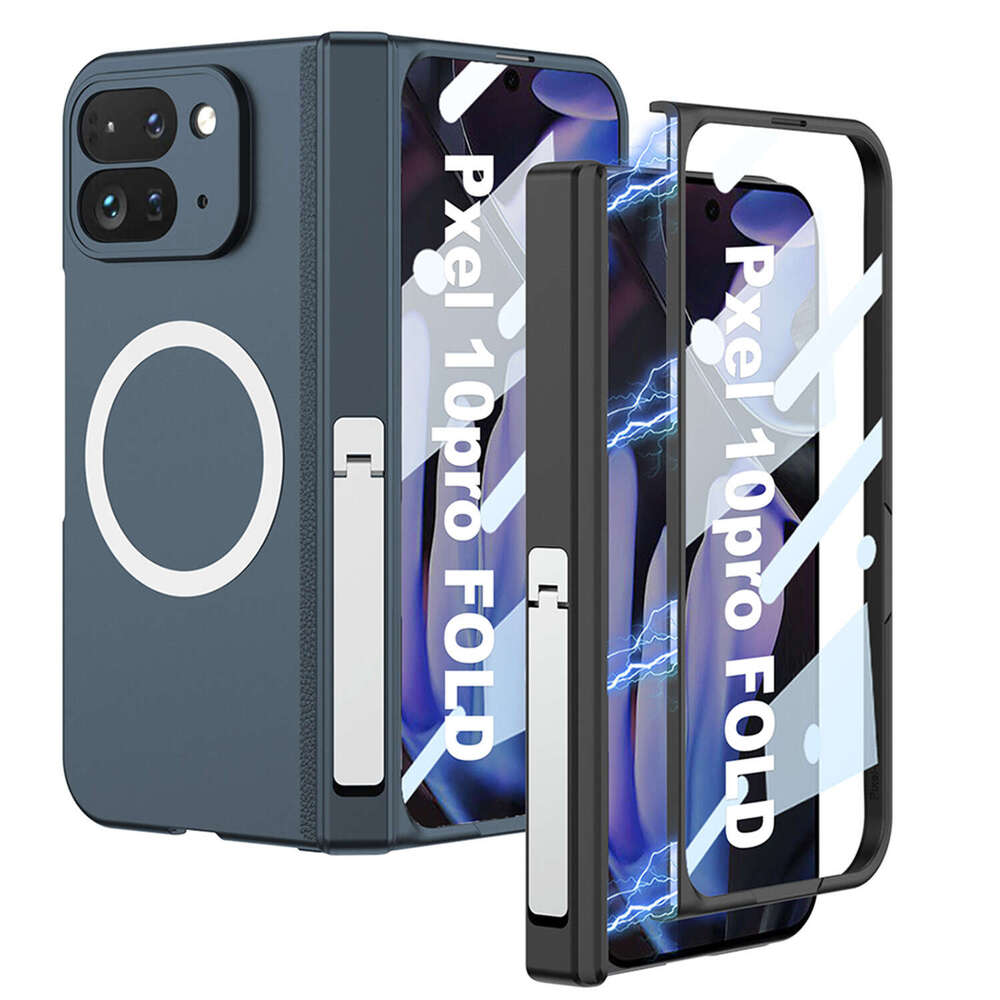 Google Pixel 10 Pro Fold Magnetic Phone Case High-End Feel Hard Shell Wireless Charging with Stand Foldable Screen Compatible