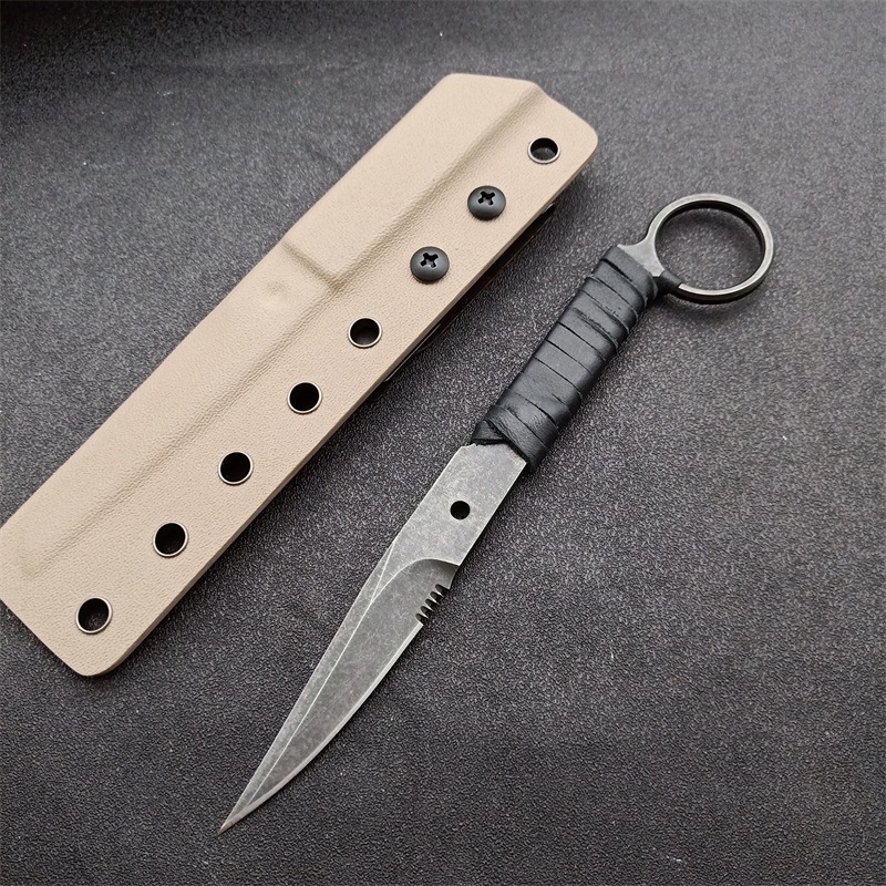 Manufacturer Wholesale Bastinelli Assassin Pocket High Hardness Outdoor Portable Camping Tool Straight Knife