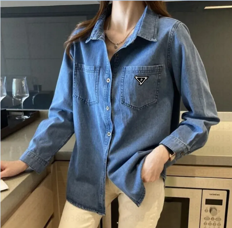 2026 new Blouse Womens Casual Designers Letter Shirts Tops Letter Women's Blouses Sexy Coat lapel shirt Hip Hop style over wear shirt