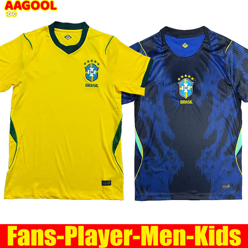 Brazil Soccer Jersey 2026 world cup brasil Football Shirt kit 26 27 NEYMAR JR G.JESUS MARQUINHOS VINI JR RAPHINHA Men Adult kids kit uniforms Camiseta player version