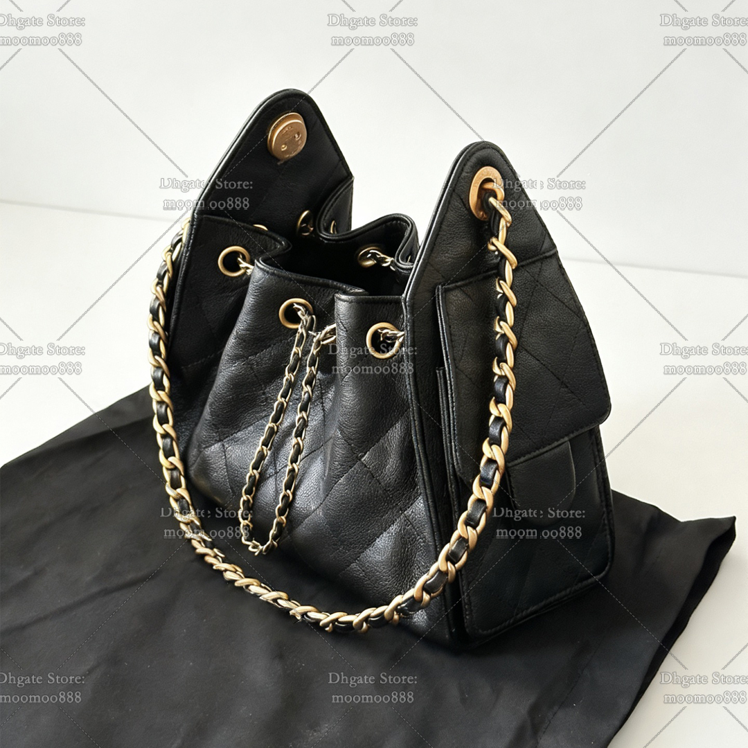 12A All-New Mirror Quality Designer Mini Bag 25 Hobo Handbags for Women Qulited Bucket Bags Caviar Leather Denim Suede Purse Luxury Shoulder Bag with Box AS5631 AS5293