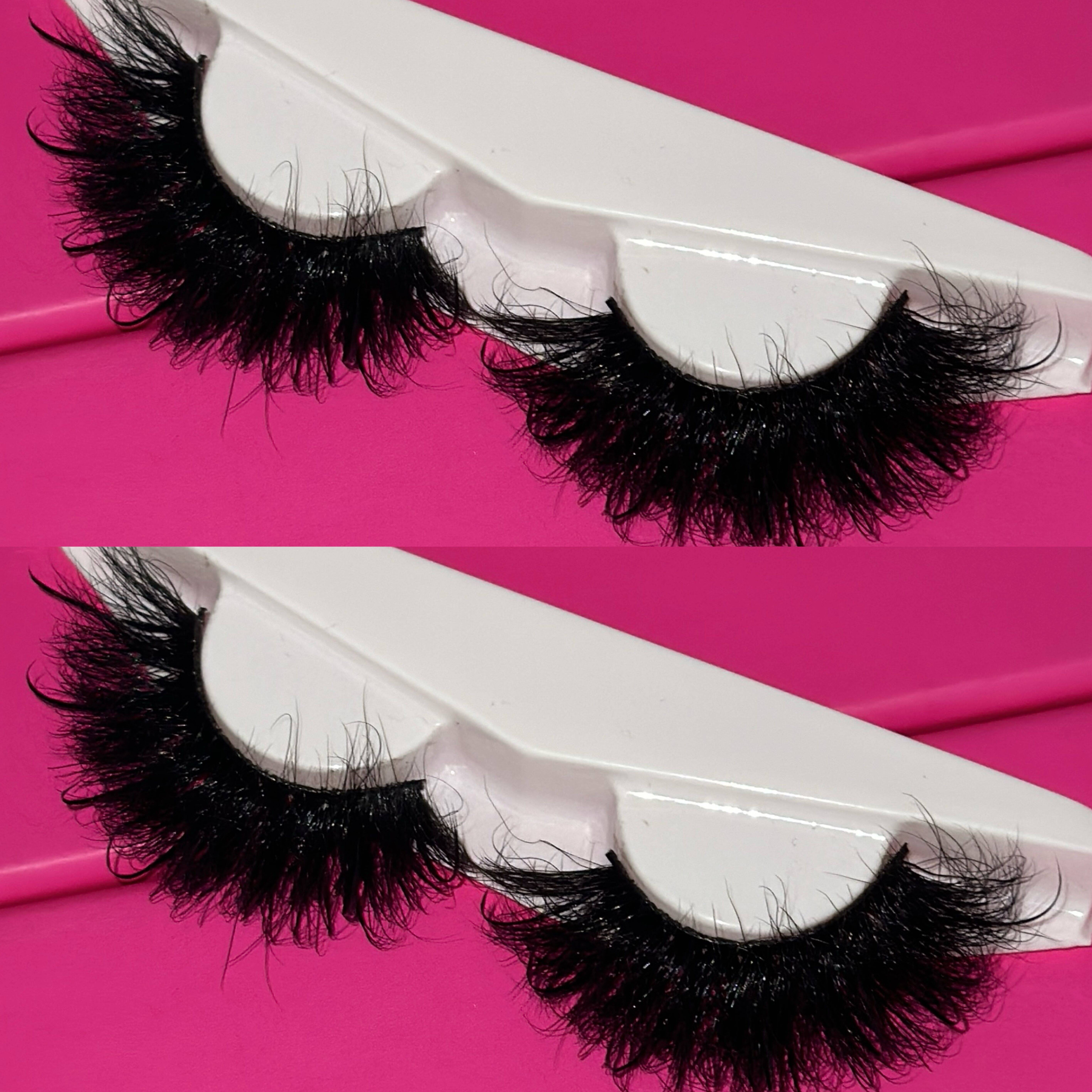 Fluffy Mink Strip Lashes with Luxury Eyelash Packaging 3d 25mm 20mm Wholesale Eyelashes
