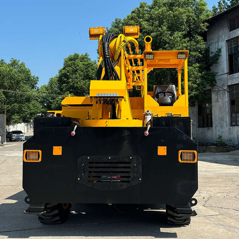 Tunnel support concrete truck type Wet spraying machinery Mine shotcrete trolley for construction