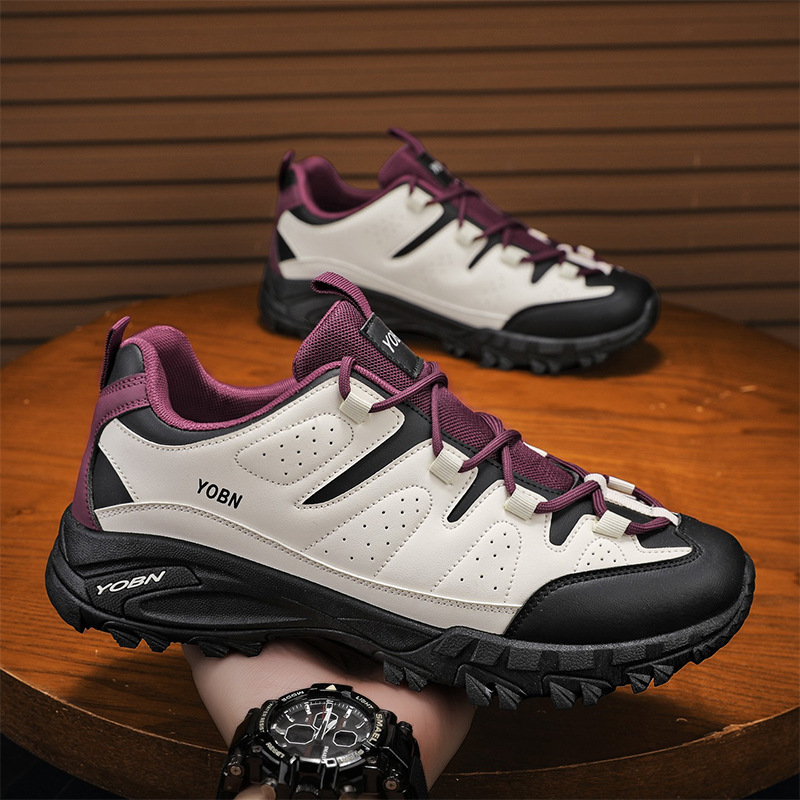 Trendy Versatile Casual Sneakers New Light Luxury Platform Sole Mens Athletic Shoes Fashion Mesh Breathable Outdoor Hiking Shoes