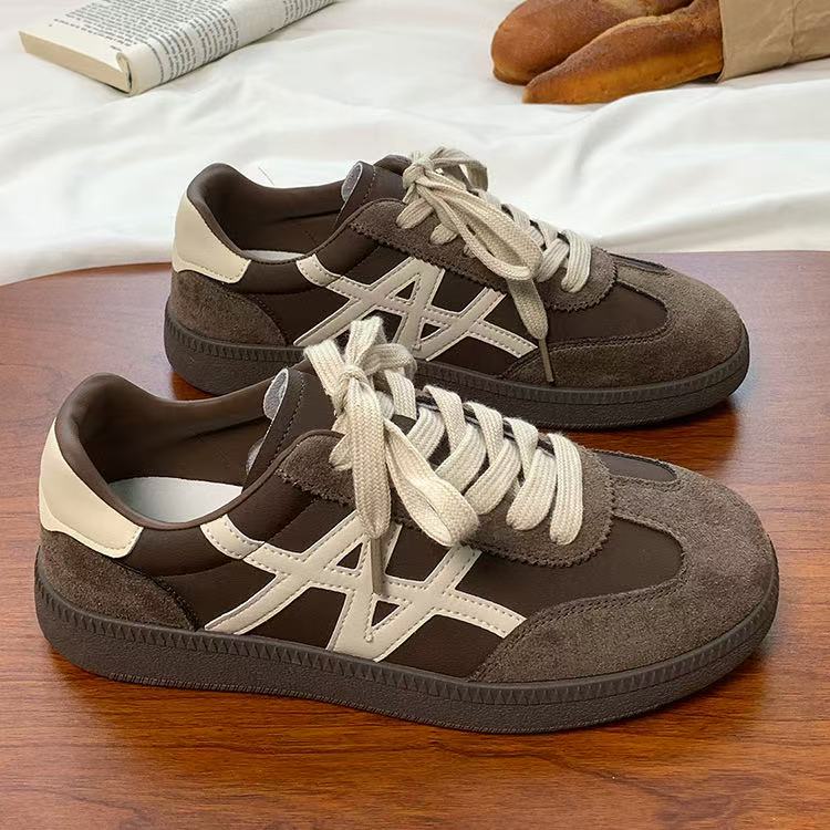 casual shoes runner speed cat women brown yellow beige outdoor trainers sneakers