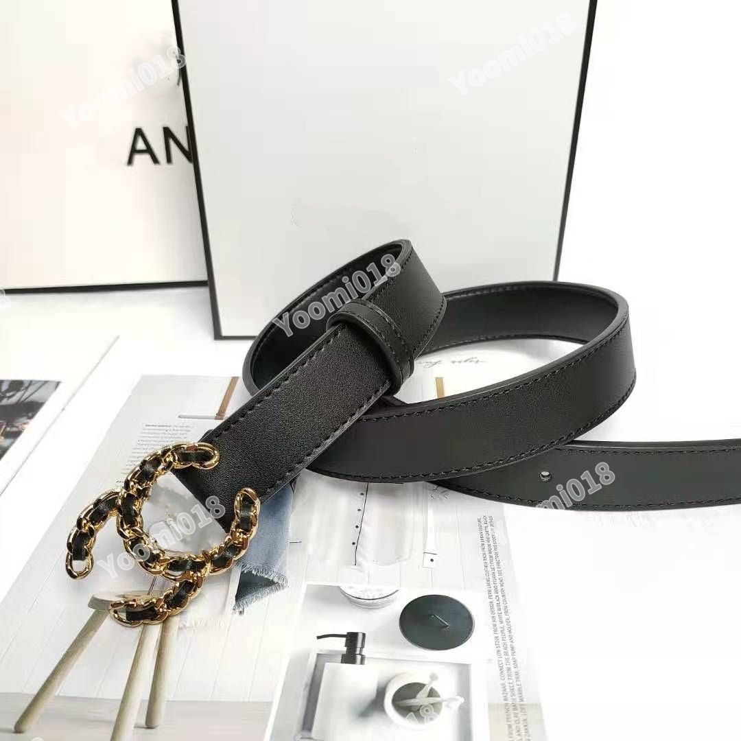 Classic Designer Woman Belt Women Fashion Belt 2.5cm/3.0cm Width 6 Colors With Box with Dress Shirt Woman Designers Belts AAA