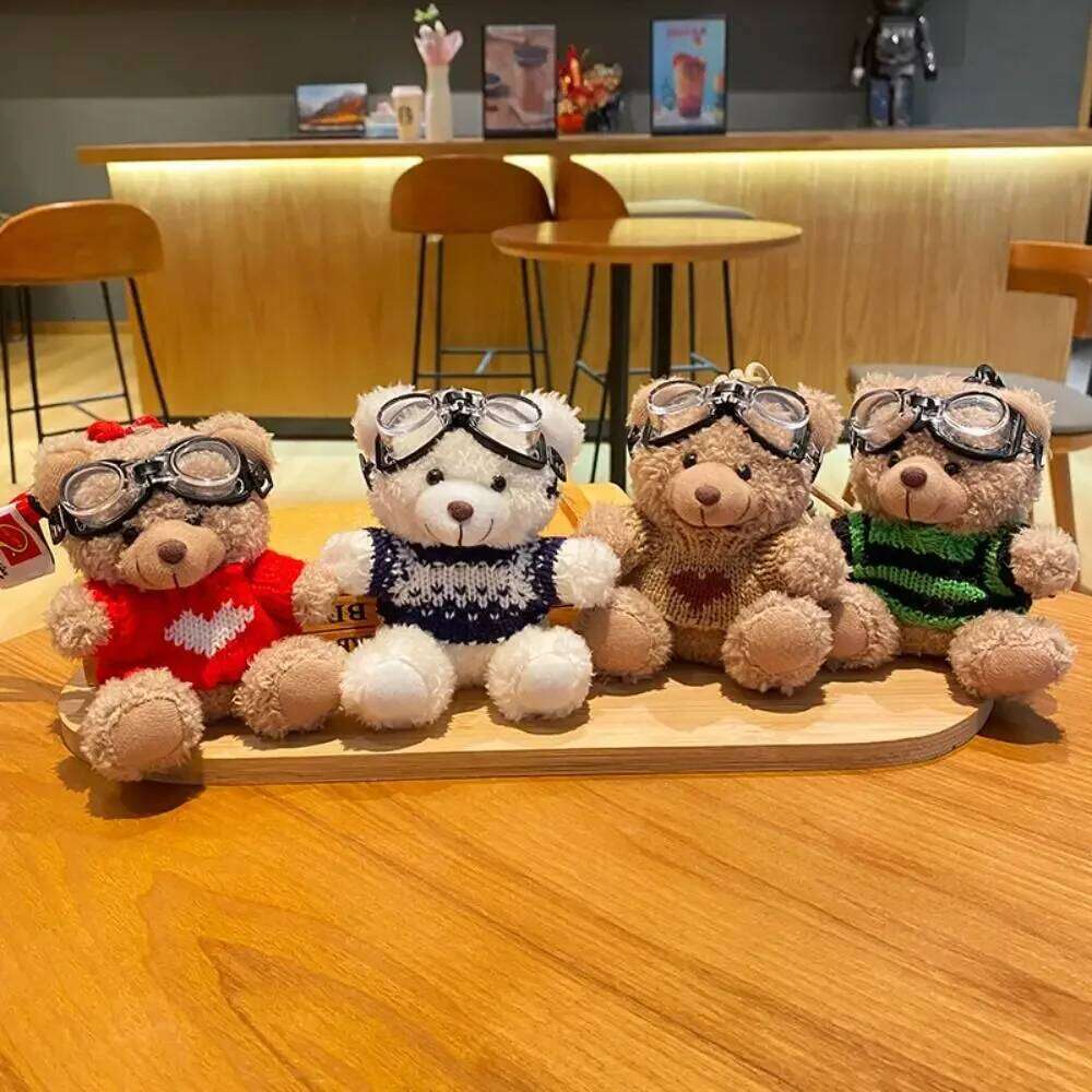 Cartoon Brown Doll Bear Accessories Cute Plush Hangings Ornament Bag Pendant X251224