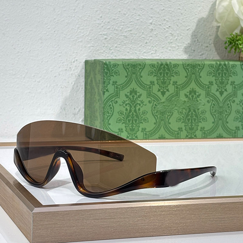 Summer New Womens Designer Goggles Large Half Frame Windproof Designer Sunglasses Avant garde Street Cool Style Glasses UV Protection Comes with Box GG1650S