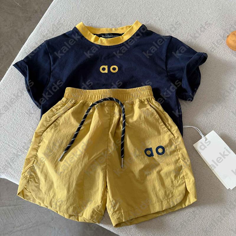 Designer Kids Clothing Luxury Child Two Piece Set Printing Tshirts Kids Children 2 Piece Cotton -3 Baby Boys Girl Fashion Childrens Clothing DLD2512242