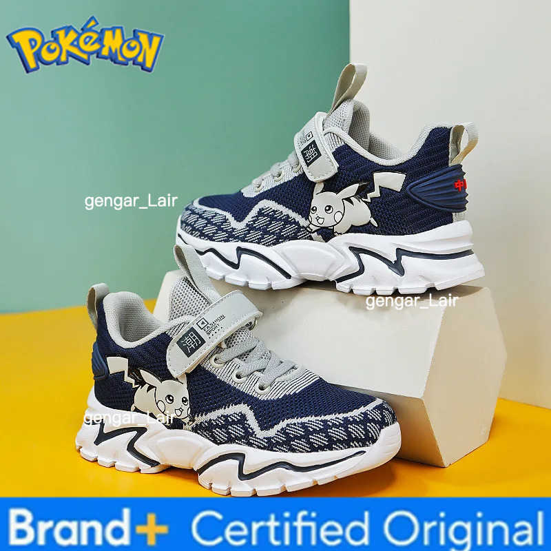 Pokemon Pikachu Children Sports Shoes Cartoon Fashion Anime Boy Girl Sneakers Student Casual Running Shoe Breathable Lightweight W251224