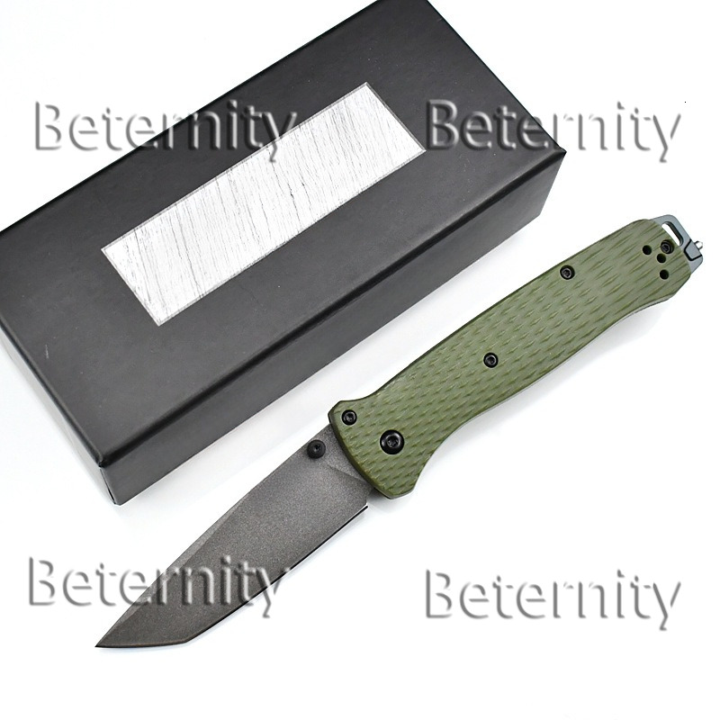 537 Bailout BM Knife Self Defense Pocket Knives Outdoor EDC Survival Flipper Folding Knife Camping Hunting Tool Nylon Handle