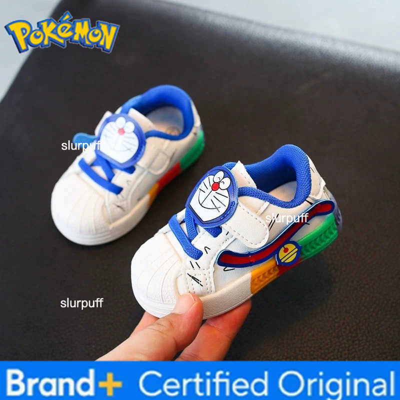 Pokemon Pikachu Baby Shoes Cute Cartoon Baby Non-slip Casual Shoes Boys Girls Toddler Shoes Sneakers Kids Outdoor Shoes Toys W251224