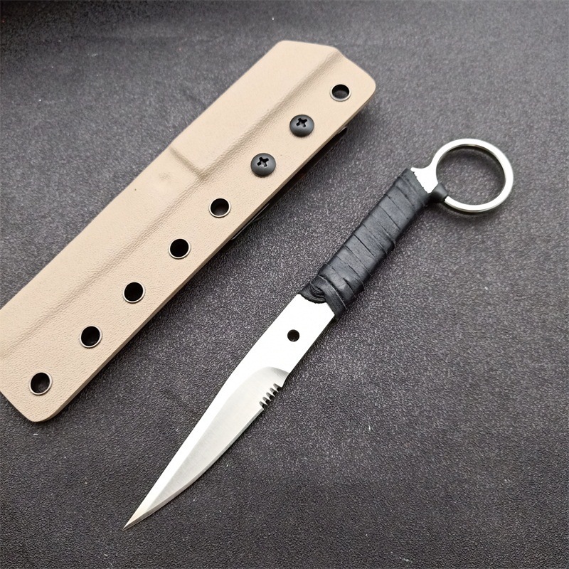 Manufacturer Wholesale Bastinelli Assassin Pocket High Hardness Outdoor Portable Camping Tool Straight Knife