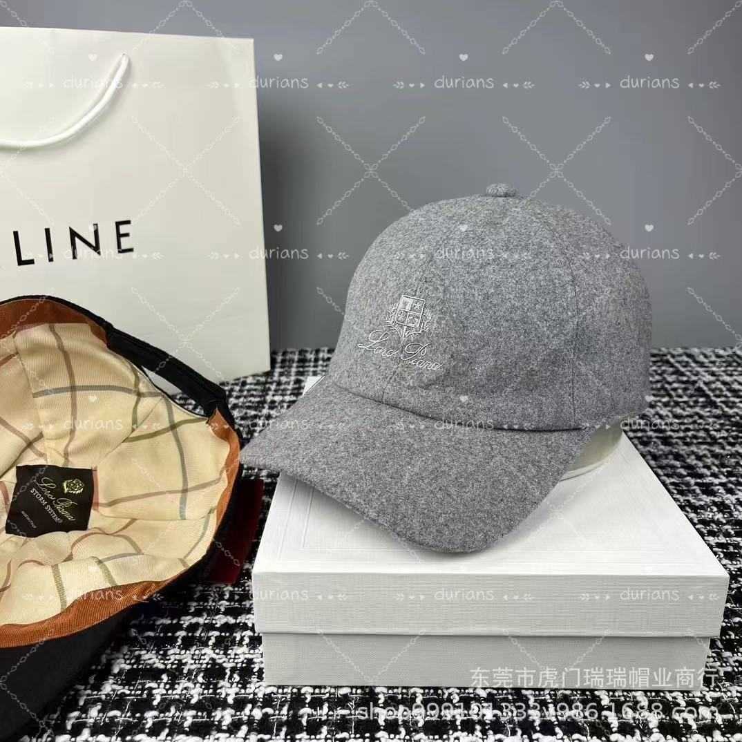 Luxury designer baseball cap hat for women Mens Caps Fashion Baseball Cap loro cotton piana cashmere hats fitted hats autumn snapback embroidery casquette beachnb