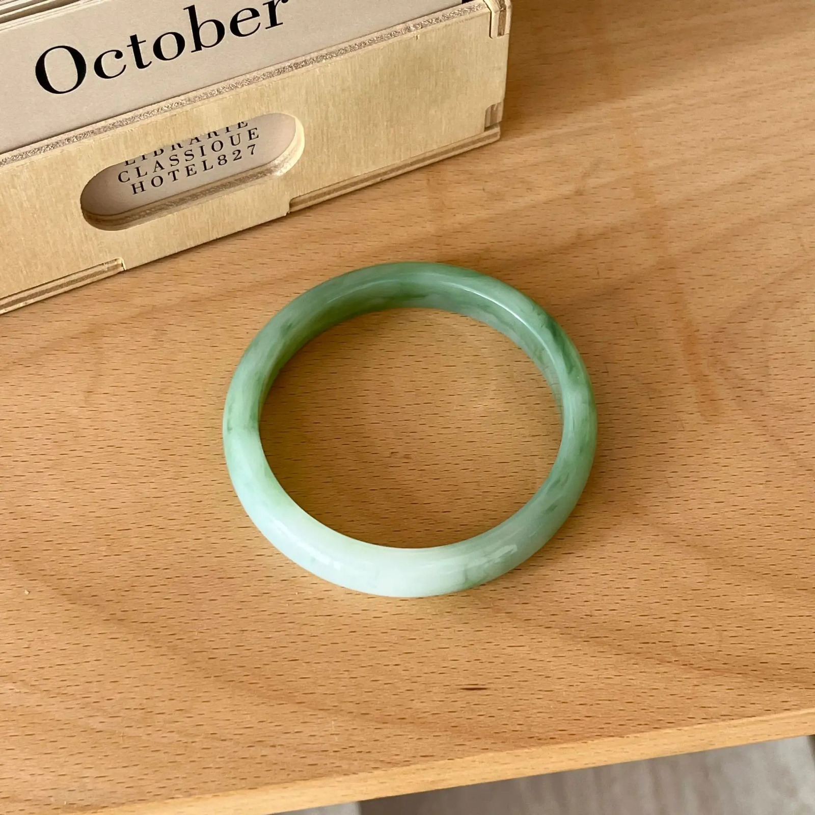 Smudged Resin Fine Bracelets for Women Vintage Acrylic Korean Fashion Jewelry Elegant Easy Match Simple Pulseras 251219