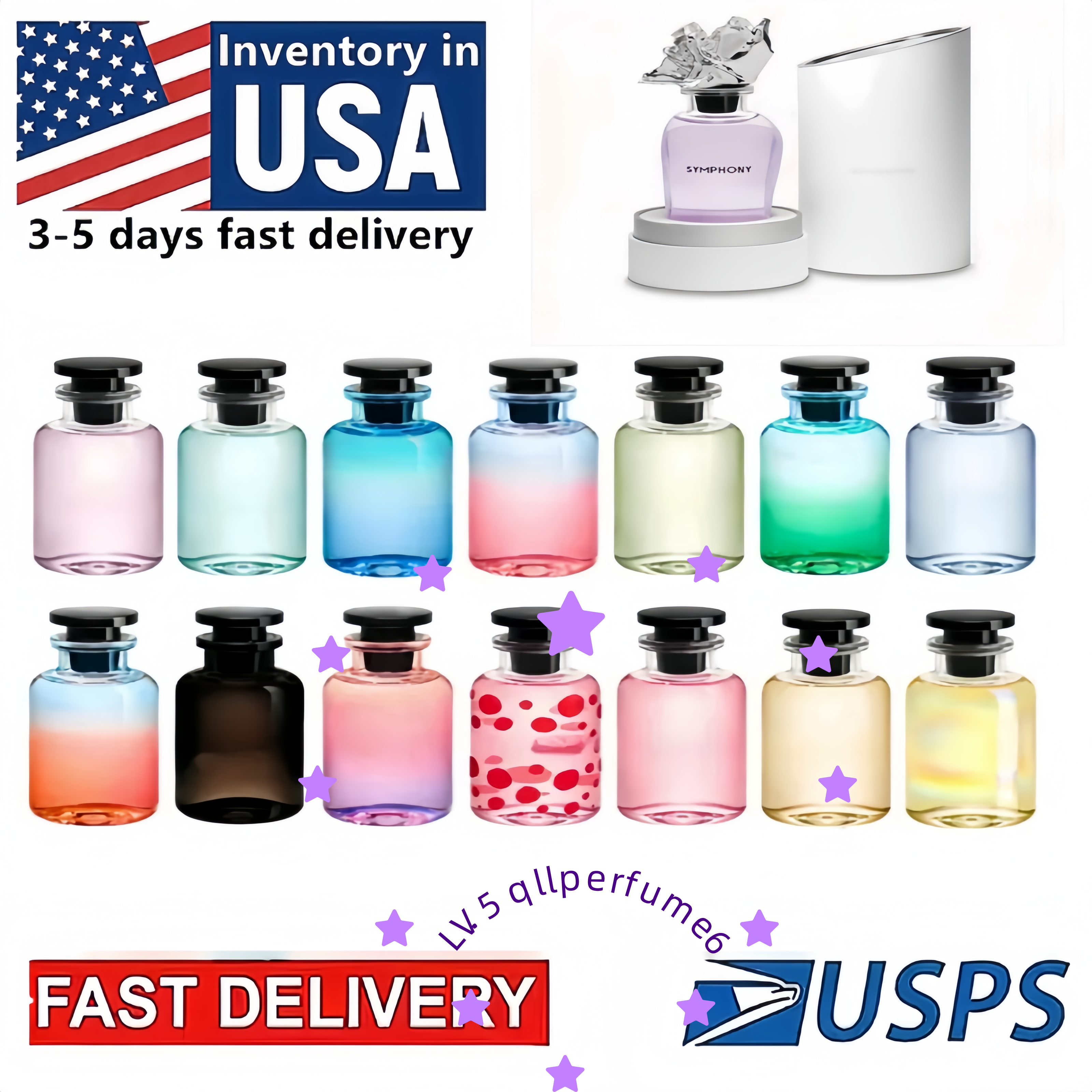 NEW TOP quality perfumes cologne womens parfum Symphony designer cologne cologne for mens fragrance Cologne 100ML/3.4oz perfume Men Perfume Perfume Eau De