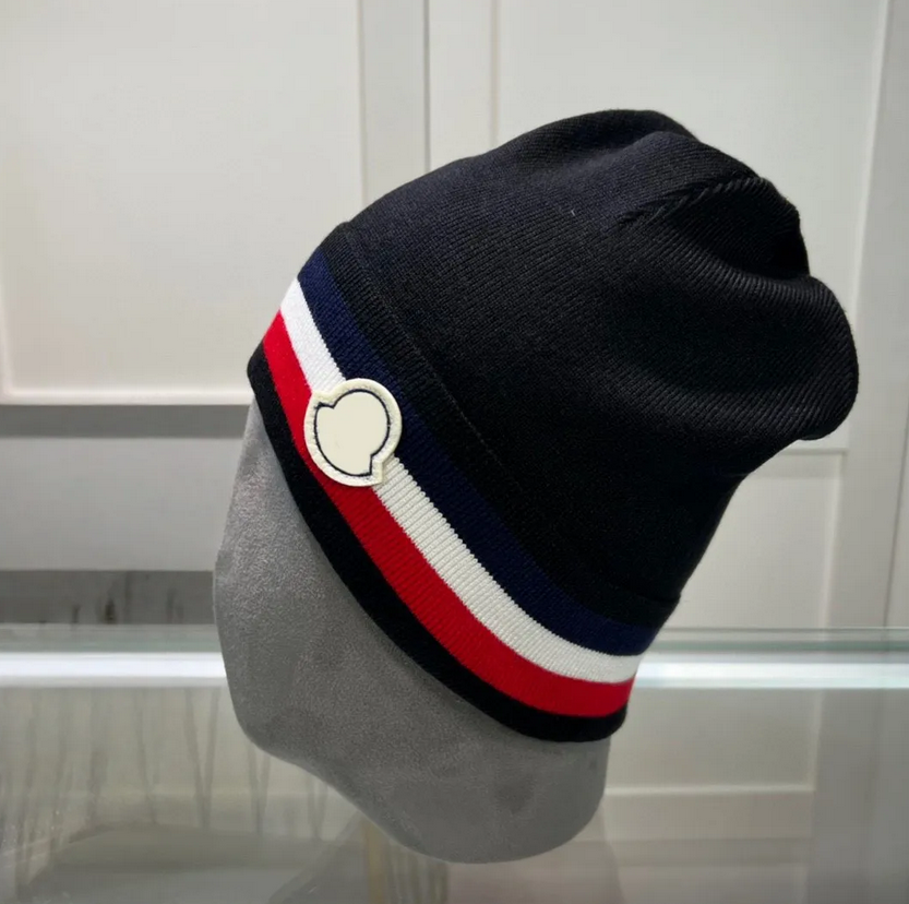 Designer Beaine Winter Hat Men Bonnet Skull Cap Knit Beanies Classic Black Dark Grey Plaid Fall Winter Warm Hat